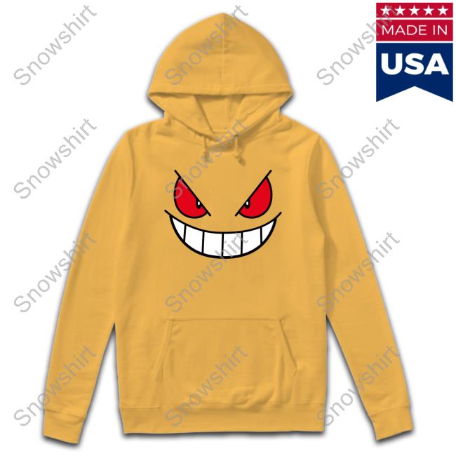 Official Pokémon Center Merch Gengar Big Face Tee Shirt Official Pokémon Center Merch Gengar Big Face T Shirts