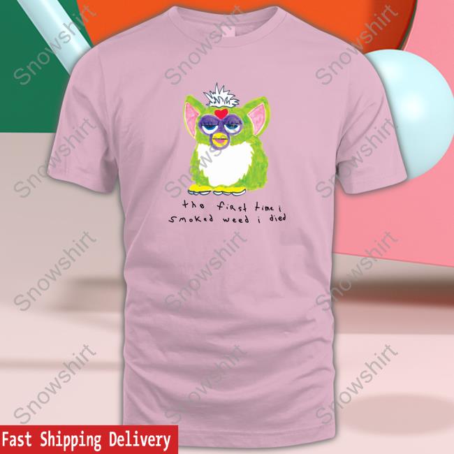 The First Time I Smoked Weed I Died Original White Sweatshirt