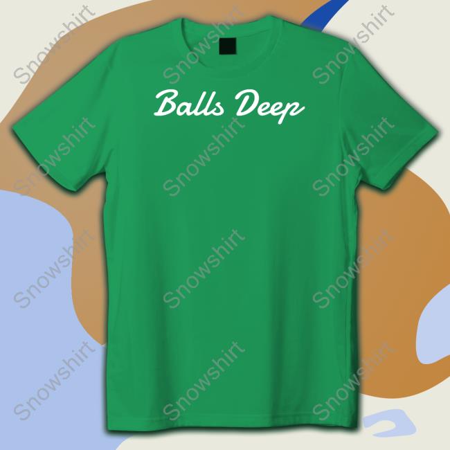 Balls Deep Long Sleeve T Shirt Wicked Naughty Apparel
