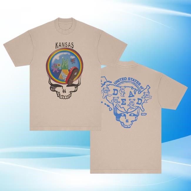 Grateful Dead Kansas United Stated of Dead Shirt | Grateful Dead Merch Store Official