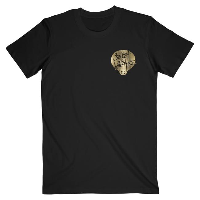 Official Bullet for My Valentine Merch Clothing BFMV Download 2021 Gold Logo Top Shirt