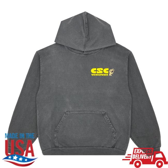 Official Crenshaw Skate Club Worldwide Hooded Sweatshirt Black CrenshawSkateClub Official Crenshaw Skate Club Worldwide Hoodie Black CrenshawSkateClub