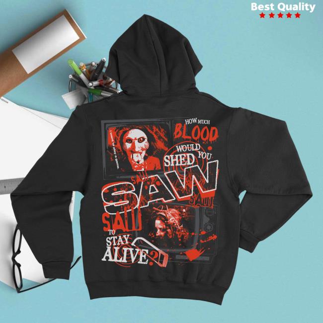 Official Studiohouse Designs Merch Store Saw Crewneck Sweatshirt Studiohouse Designs Apparel Clothing Shop StudiohouseDesigns