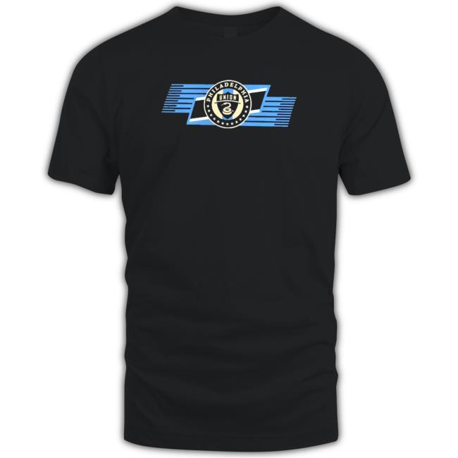 Men’s Philadelphia Union Navy Angular Scarf Tee Shirt Official Men’s Philadelphia Union Navy Angular Scarf Shirt