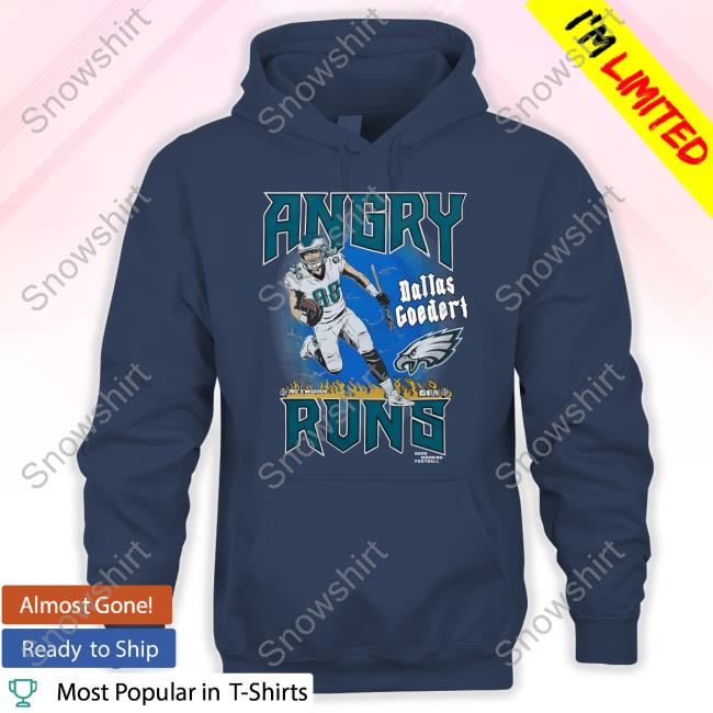 Official Homage Merch Angry Runs Eagles Dallas Goedert Shirt