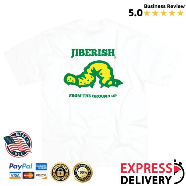 Official Jiberish Apparel Clothing From The Ground Up T Shirt White