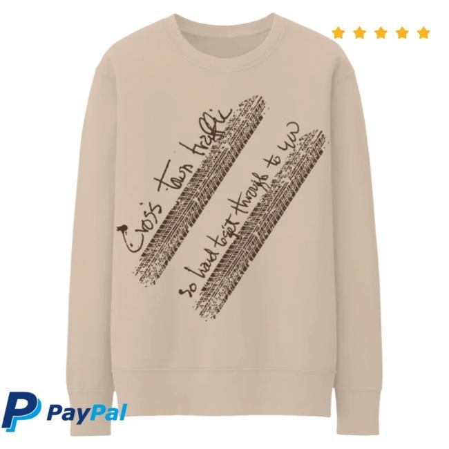 Official Jimi Hendrix Merch Store Jimi Hendrix Crosstown Sweatshirts in Bone
