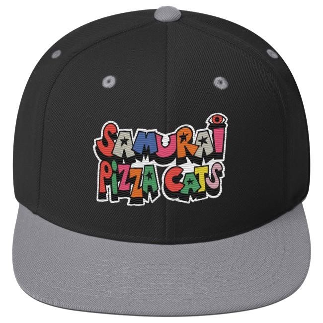 Samurai pizza Cats - Snapback Cap Black/Blue | Bull Airs Official | BullAirs