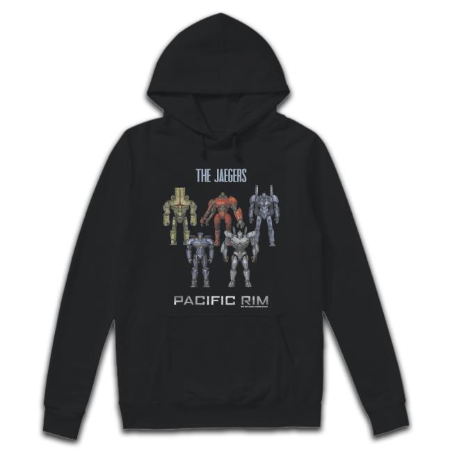 Pacific Rim Jaeger Robots Hoodie The Jaegers Pacific Rim Long Sleeve T Shirt