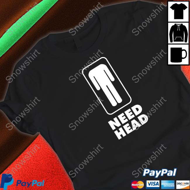 Need Head Black Hoodie