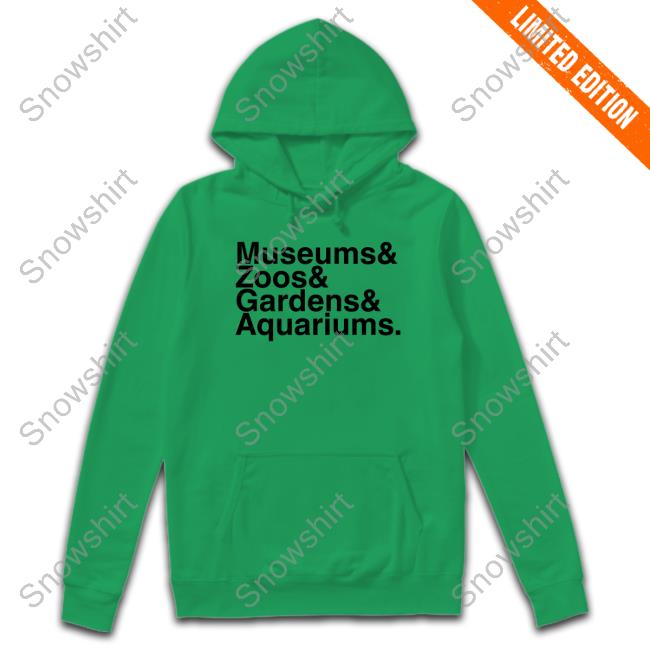 Official Museums & Zoos & Gardens & Aquariums Tee Shirt Dustin Growick Museums & Zoos & Gardens & Aquariums T-Shirt