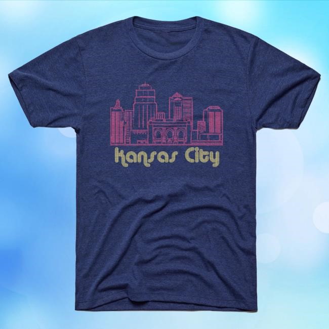 Official Charlie Hustle Merch Store Kansas City Dot Skyline T Shirt