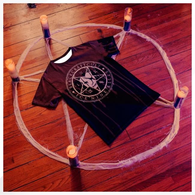 Official Ice Nine Kills Merch Store INK Distressed Pentagram T Shirt Ink Merch IceNineKills