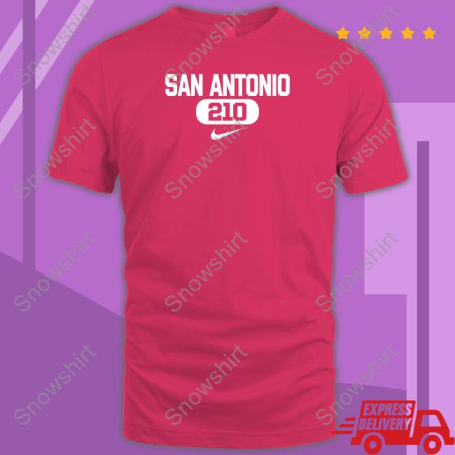 Official San Antonio 210 Long Sleeve Tee Official San Antonio 210 Tee Shirt