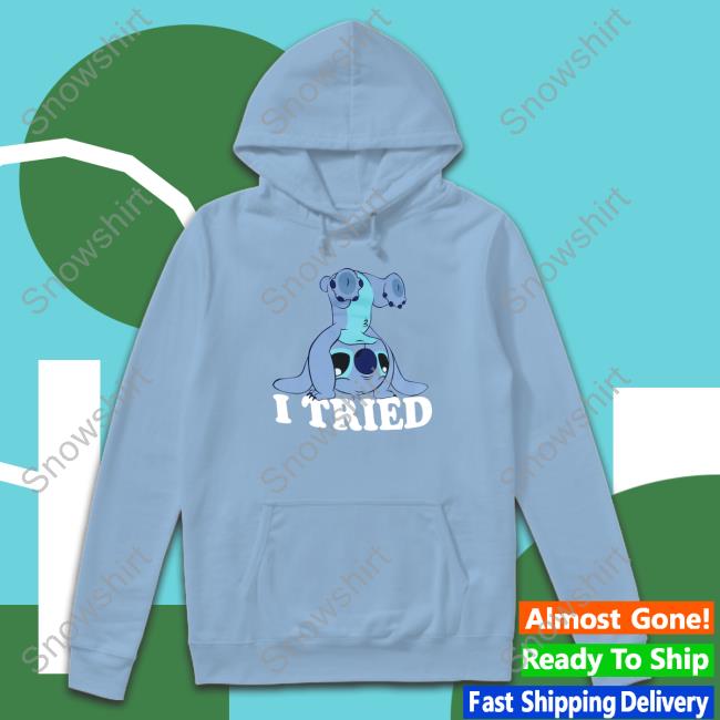 Official Lilo & Stitch I Tried Stitch T Shirt I Tried Stitch T-Shirt