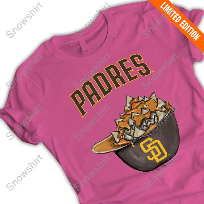 Official San Diego Padres Nacho Helmet Shirt Tiny Turnip San Diego Padres Nacho Helmet Tee Shirt