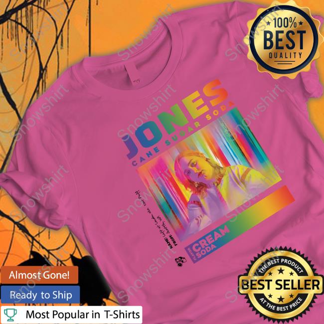 Jones Soda Merch Jones Pride Ft Left At London Long Sleeved T Shirt Jones Cane Sugar Soda Shirt