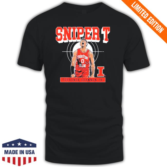 Illinois basketball terrence shannon jr sniper Sweatshirt Illinois basketball terrence shannon jr sniper T Shirt