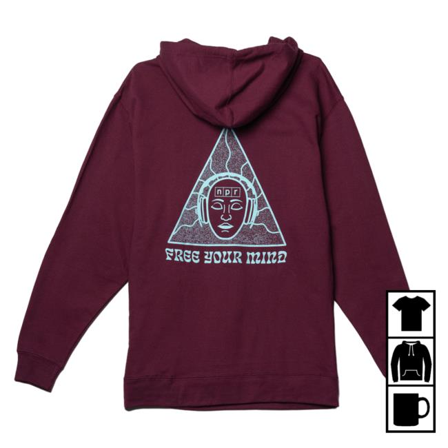 Official Npr Merch Store Shop Npr Free Your Mind Hoodie Shopnpr Apparel Clothing Official Npr Merch Store Shop Npr Free Your Mind Sweater Shopnpr Apparel Clothing