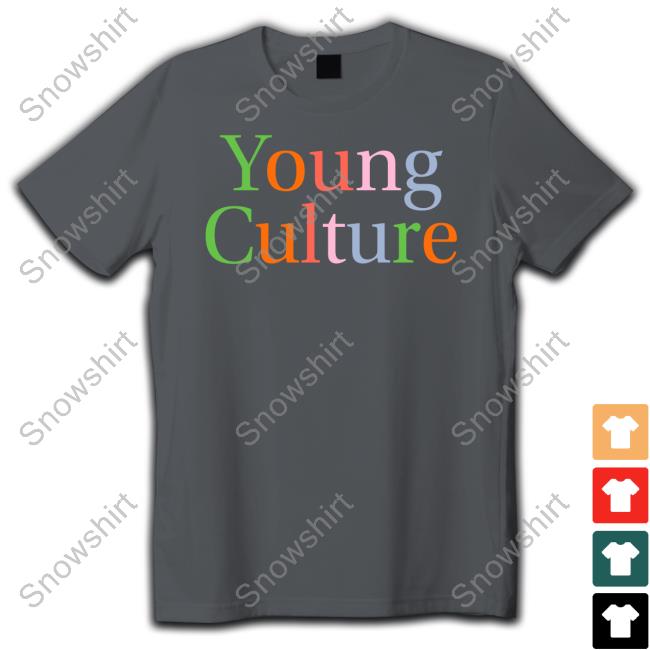 Young Culture Shop Young Culture Raibow Hoodie Long Sleeve Tee