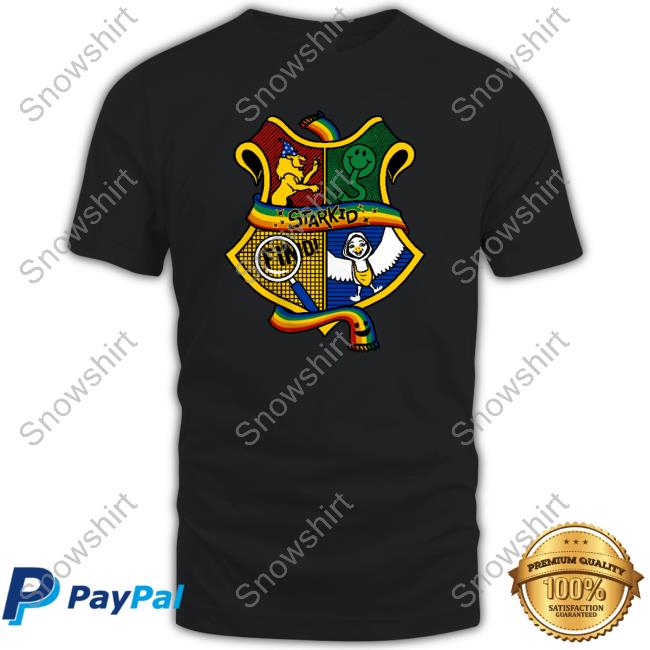 Official A Very Potter Musical Starkid 4-House Crest T Shirt