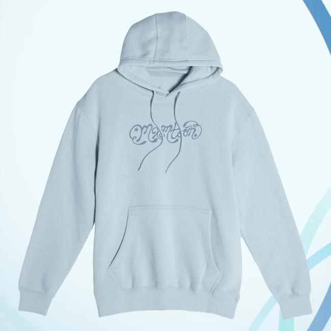 Official Mxmtoon Store Shop Baby Blue Logo Hooded Sweatshirt