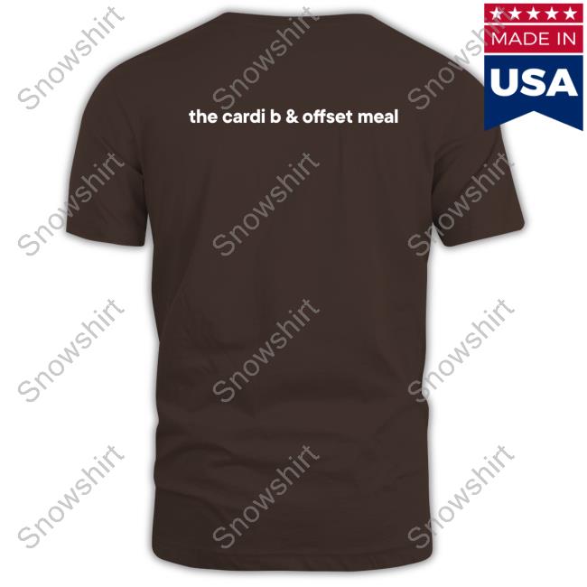 Official Babe Mcdonalds Tee Official The Cardi B & Offset Meal Merch Babe Mcdonalds Shirts