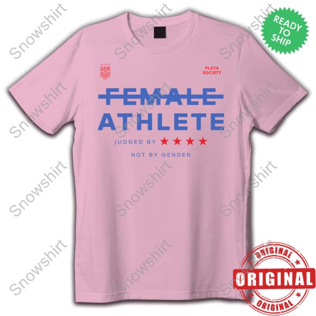 Official Playa Society Store Playa Society Uswnt Female Athlete Shirt