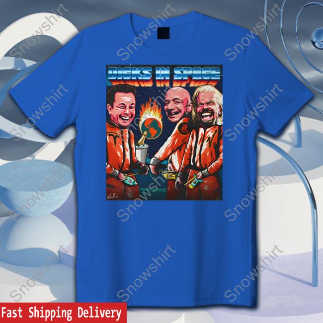 Official Nordacious Art Dicks In Space Shirt