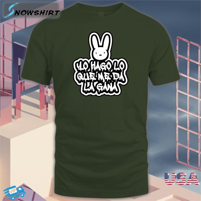 YHLQMDLG Yo Hago Lo Que Me Da La Gana Bad Bunny Long Sleeved T Shirt Bad Bunny Merch