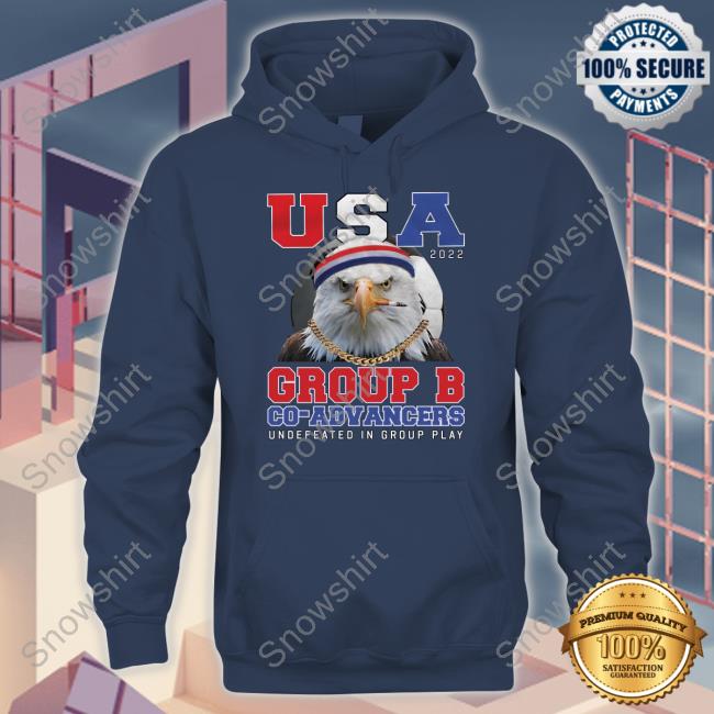 Usa 2022 Group B Co-Advancers Shirt Black Undefeated Usa Tee