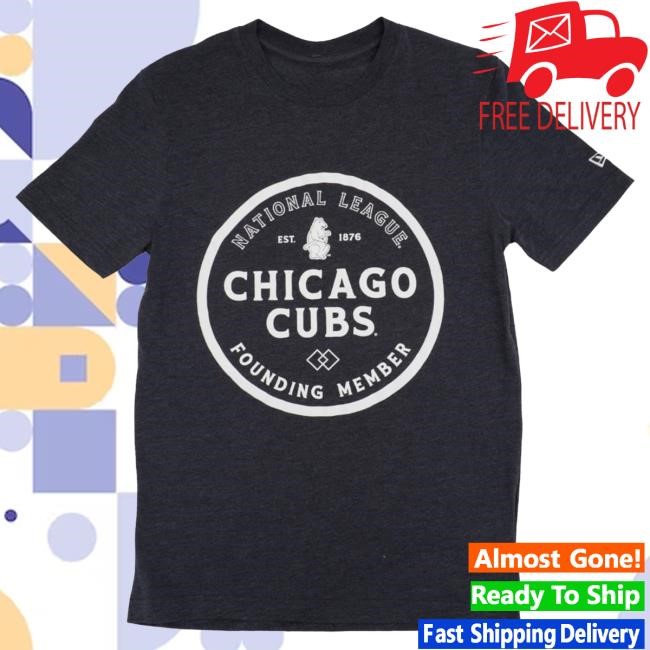 MLB Baseball Chicago Cubs Founding Member Puff Print Tee Ivy Shop