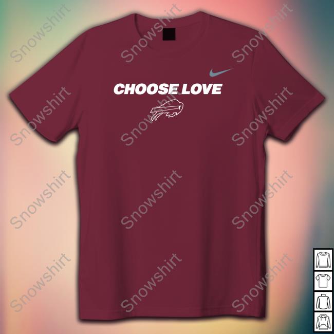 Choose Love Hoodie Ryan Buffalo Bills