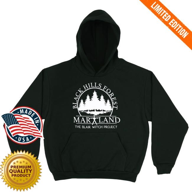 Official Online Ceramics Shop The Blair Witch "Black Hills Forest" Green Hoodies