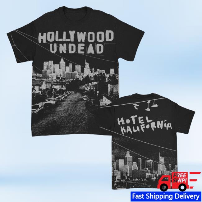 Hollywood Undead Merch Hotel Kalifornia All Over Print Hoodie