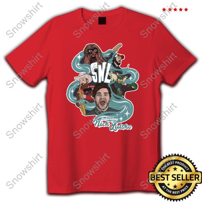 Official Saturday Nick Lutsko Shirt Official Saturday Nick Lutsko Tee Shirt