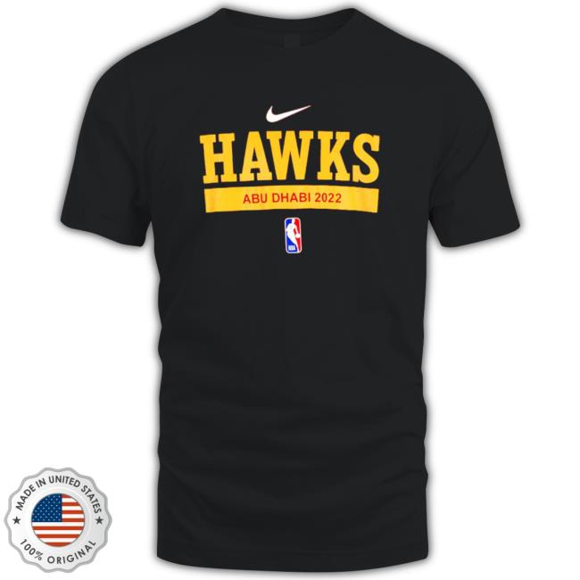 Atlanta Hawks Abu Dhabi 2022 Sweatshirts Atlanta Hawks Abu Dhabi 2022 Hooded Sweatshirt