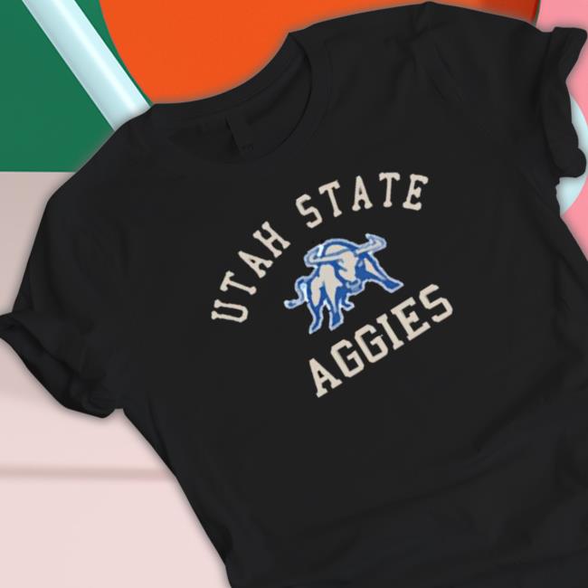 Utah State Aggies Football Garment Dyed Sweatshirts Utah State Aggies Football Garment Dyed T-shirt