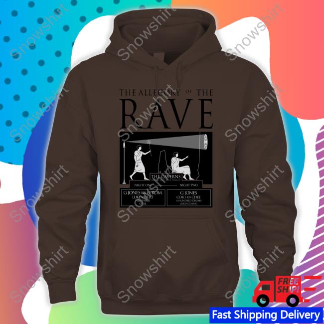 The Allegory of the Rave Hoodie Official G Jones Merch The Allegory of the Rave Hoodie