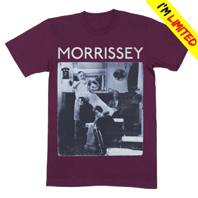 Mporium Barbershop Tshirt Maroon Official Morrissey Merch Store Shop