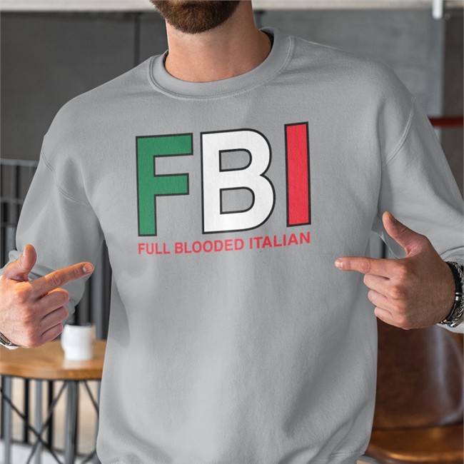 FBI Full Blooded Italian T Shirt White