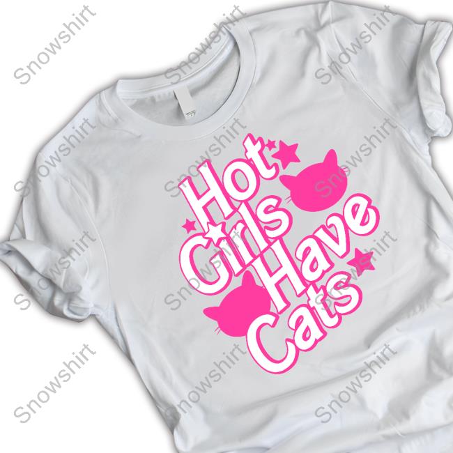 Hot Girls Have Cats Tee Hot Girls Have Cats Tee Black