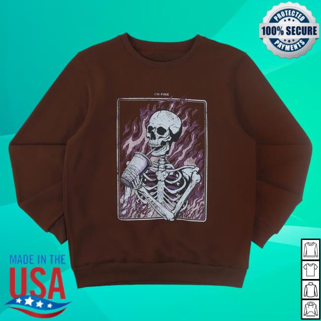 Official Kallmekris Clothing Ottobykris I'm Fine Crew neck Kall Me Otto By Kris Kris Merch