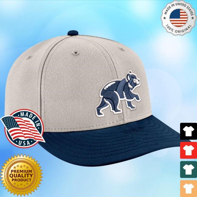 Chicago Cubs New Era Low Profile 9FIFTY Stone Walking Bear Snapback Hat | Buy Official Clark Street Sports