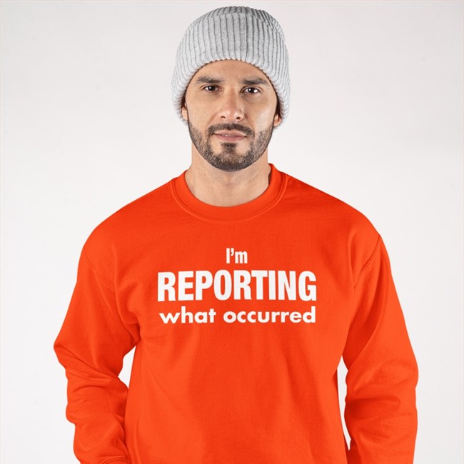 Craig Mauger I’M Reporting What Occurred Long Sleeve Craig DMauger Craig Mauger I’M Reporting What Occurred Shirt Craig DMauger