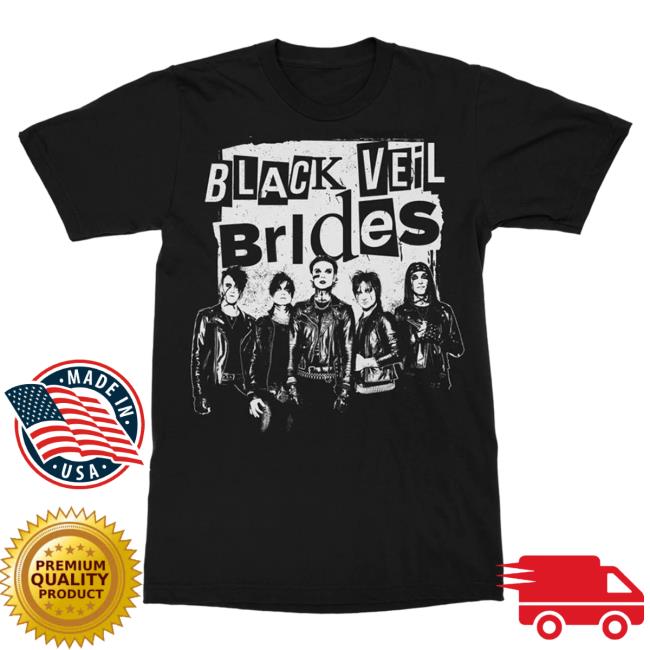 Official Black Veil Brides Merch Store Black Veil Brides Bvb Ransom T-Shirt Black Veil Brides Clothing Shop