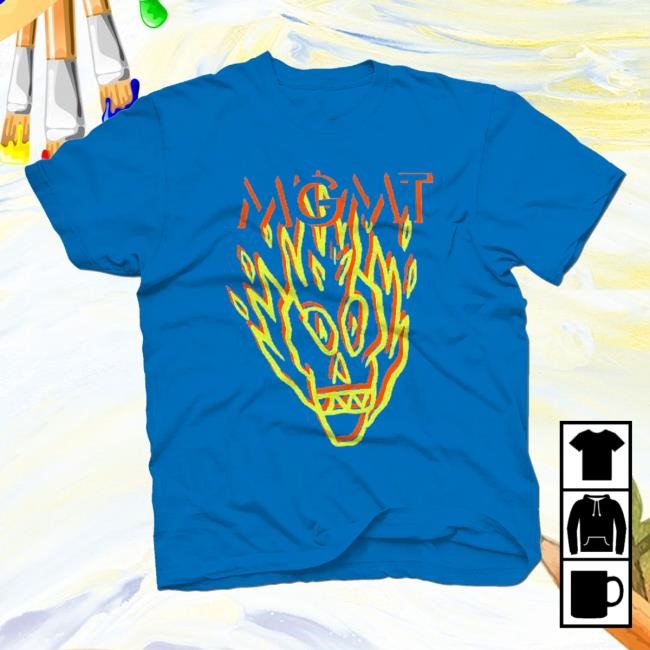 MGMT Official Merch Store MGMT Skull Shirt New Bingo Clothing Shop Apparel