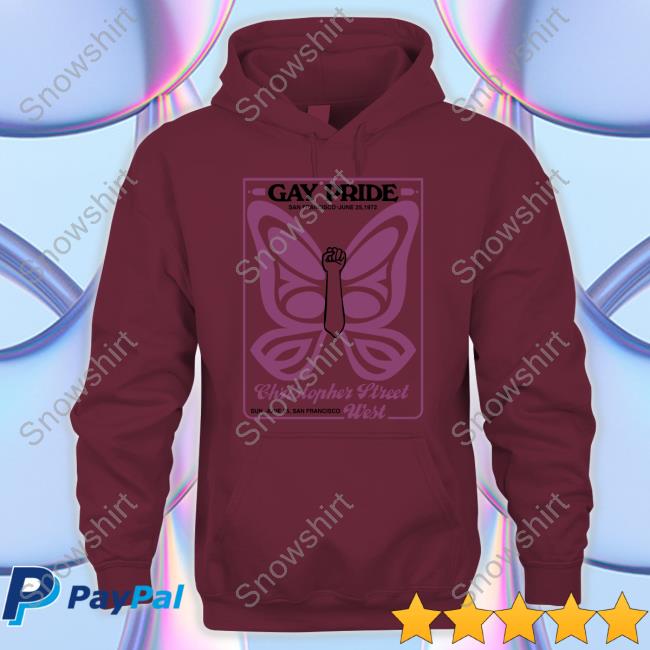 Glbthistory Shop 1972 Gay Pride Program Crewneck Sweatshirt Carlos Maza 1972 Gay Pride Program Sweatshirt Glbthistory Shop