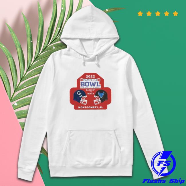 Official 2022 Camellia Bowl Montgomery Alabama Eagles Vs Bulls Sweatshirt Official 2022 Camellia Bowl Montgomery Alabama Eagles Vs Bulls Sweatshirt