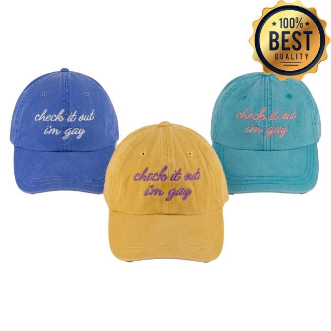 Official Dropout Tv Dropout Merch Store Check It Out I'm Gay Cap